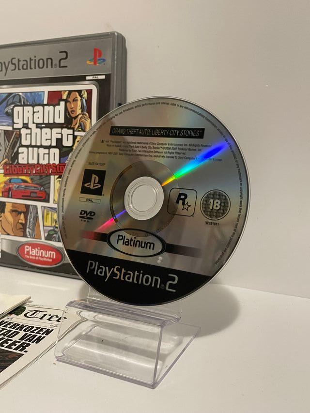 GTA Liberty City Stories PS2 Platinum Completo