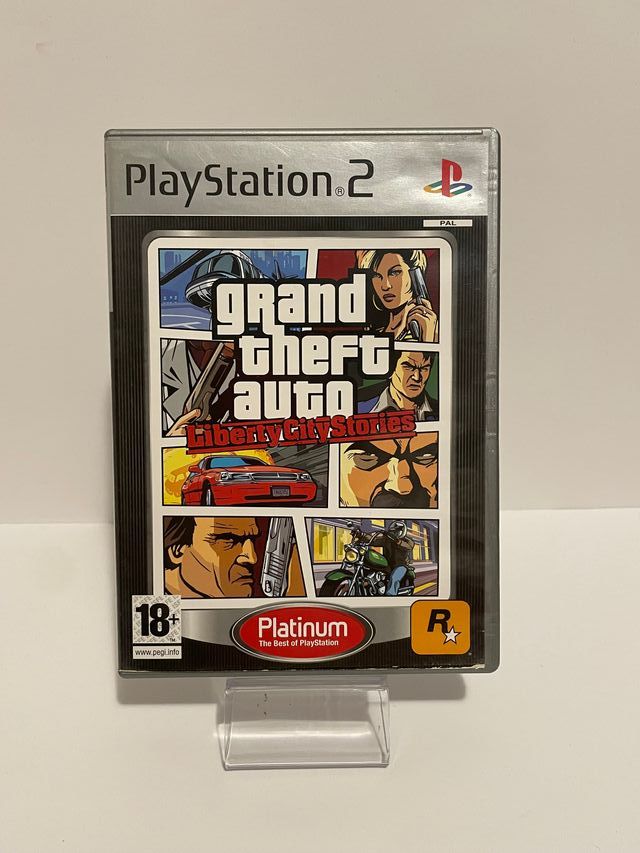 GTA Liberty City Stories PS2 Platinum Completo