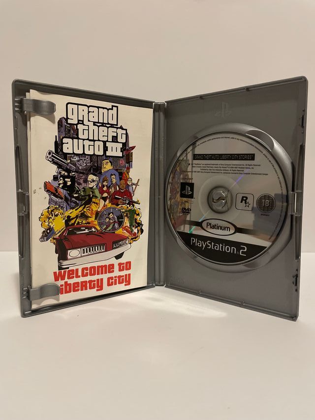 GTA Liberty City Stories PS2 Platinum Completo