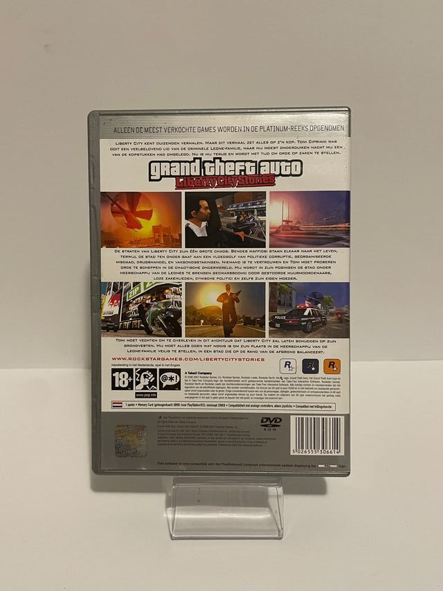GTA Liberty City Stories PS2 Platinum Completo