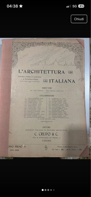 L'Architettura Italiana - Periodico Mensile