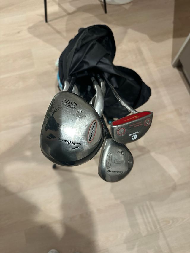 Kit Palos Golf Inesis Niño + Bolsa