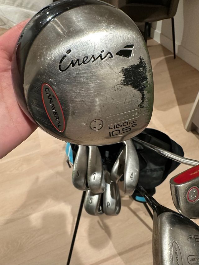 Kit Palos Golf Inesis Niño + Bolsa