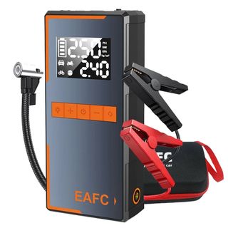 Arrancador Baterias EAFC2 + Compressor aire 1200A 12V 20.000mah, Arrancador de batería de coche 4 en 1, bomba de aire, iluminación del Banco de energía, compresor de aire portátil, arrancadores de...