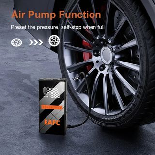 Arrancador Baterias EAFC2 + Compressor aire 1200A 12V 20.000mah, Arrancador de batería de coche 4 en 1, bomba de aire, iluminación del Banco de energía, compresor de aire portátil, arrancadores de...