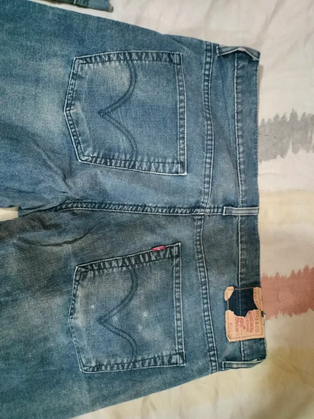 Pantalones Levi's pana fina azul talla 34