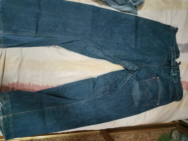 Levi's Engineered Jeans Azules torcidos costuras