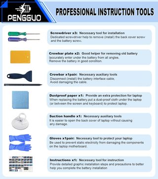 Pengguo Batería A1713 MacBook Pro 13'' A1708 A2171