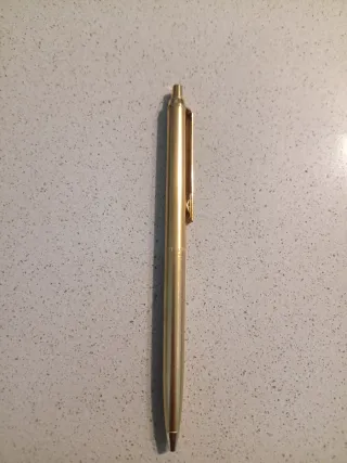 Penna vintage anni '70 dorata paper