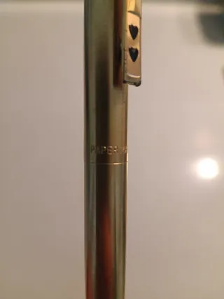 Penna vintage anni '70 dorata paper