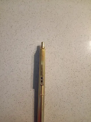 Penna vintage anni '70 dorata paper