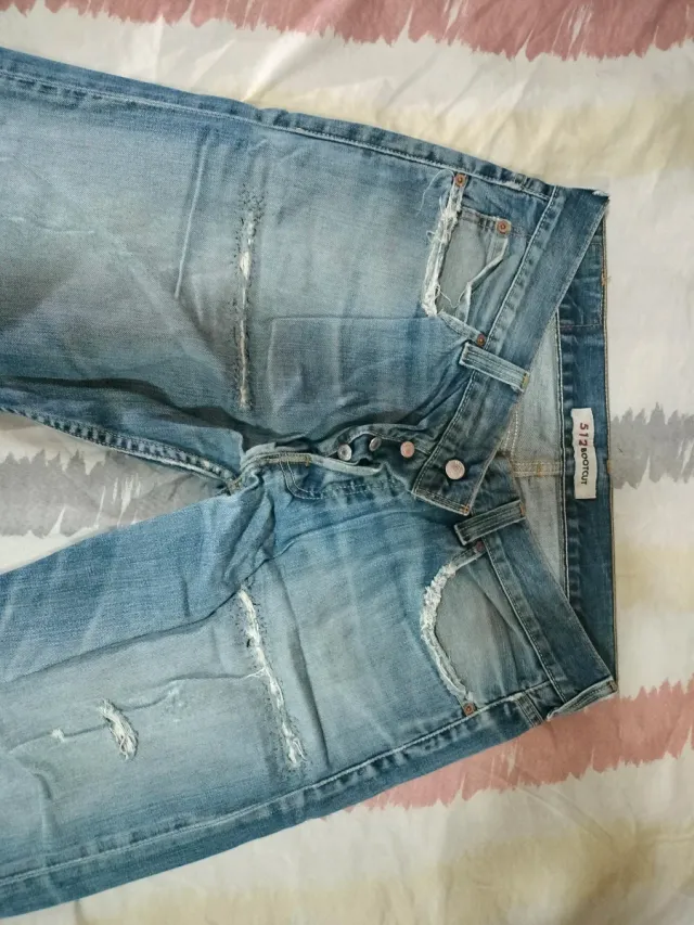 Levi's 512 Bootcut Jeans Azules