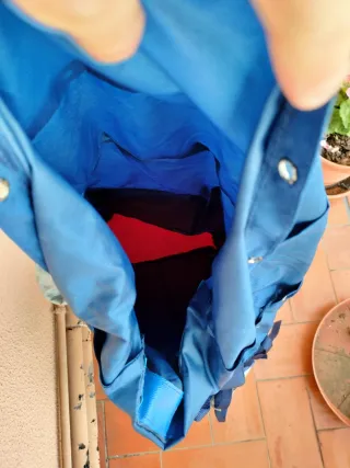 Mochila Serval 1986 Gran Capacidad Azul/Roja