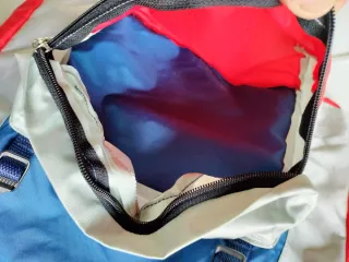 Mochila Serval 1986 Gran Capacidad Azul/Roja