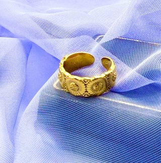 JOYA ANILLO LÁMINA ORO