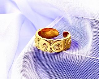 JOYA ANILLO LÁMINA ORO