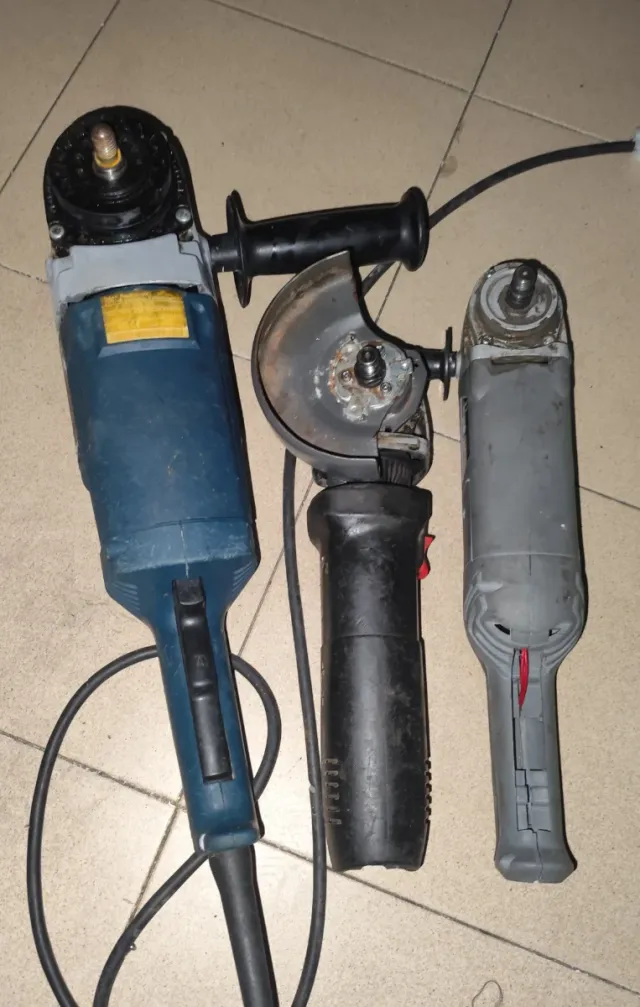 3 Amoladoras/Radiales piezas