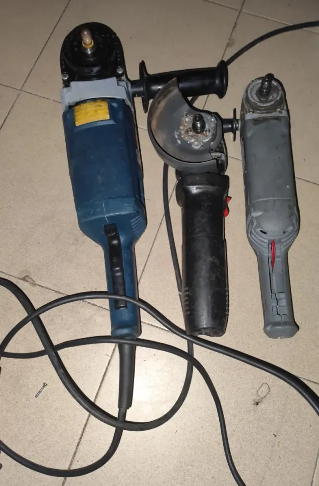 3 Amoladoras/Radiales piezas