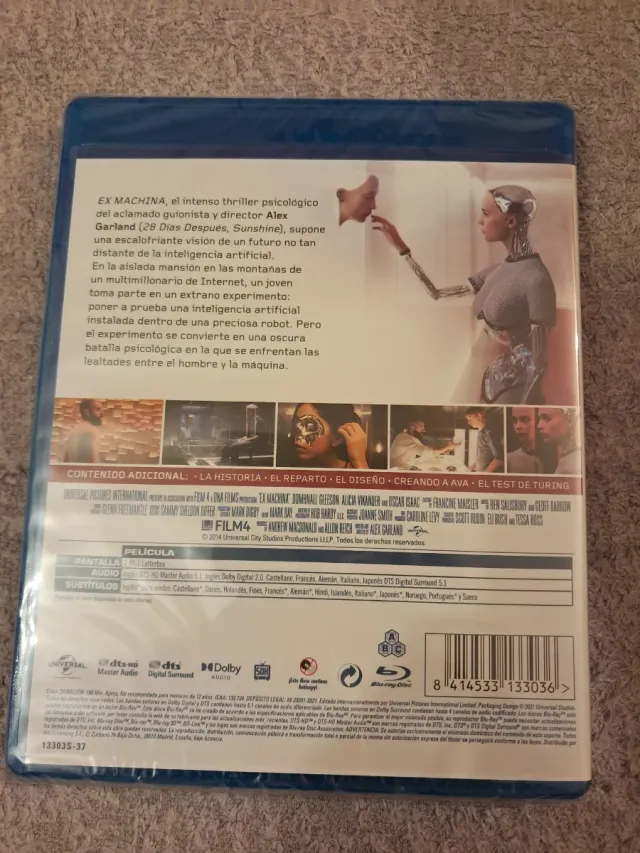 Ex Machina Blu-ray Precintada