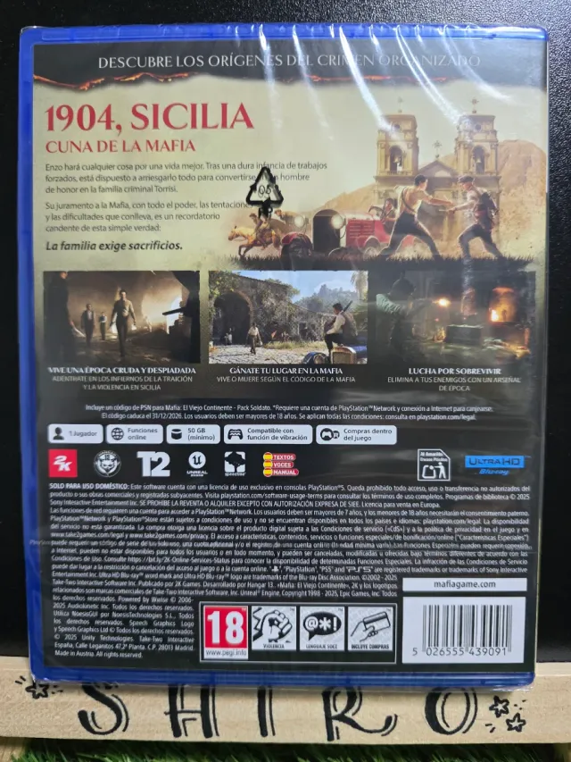 Mafia PS5 (SIGILLATO)