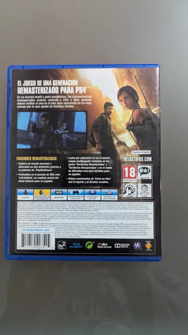 The Last of Us Remasterizado PS4