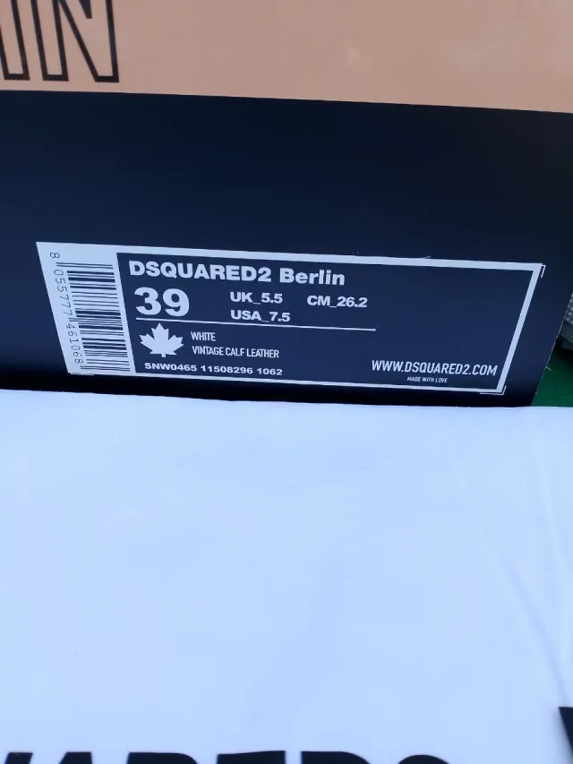 Sneakers Dsquared2 Donna Beige/Bianco Tg 39