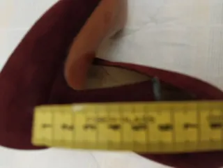 Zapatos de tacón Jaime Mascaró burdeos con brillo