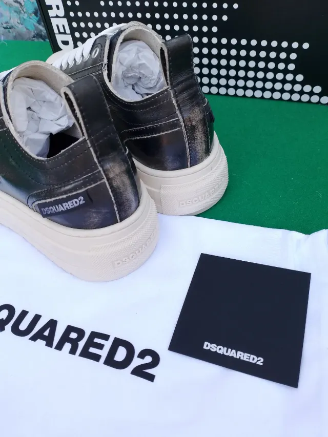 Sneakers Dsquared2 Donna Nere Tg 36