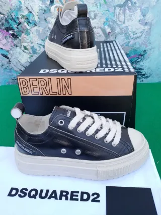 Sneakers Dsquared2 Donna Nere Tg 36