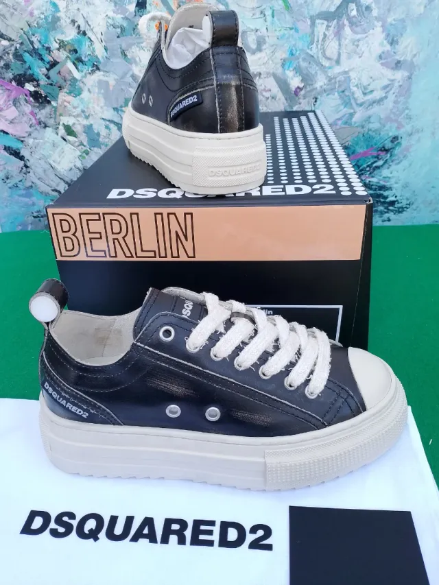 Sneakers Dsquared2 Donna Nere Tg 36