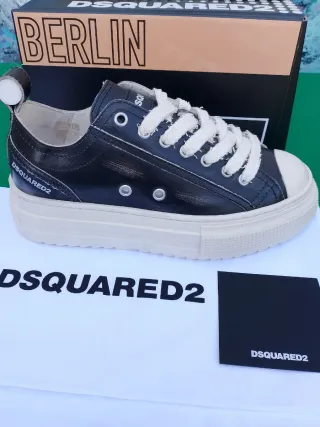 Sneakers Dsquared2 Donna Nere Tg 36