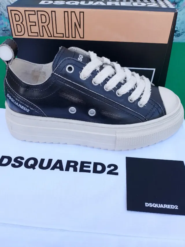 Sneakers Dsquared2 Donna Nere Tg 36