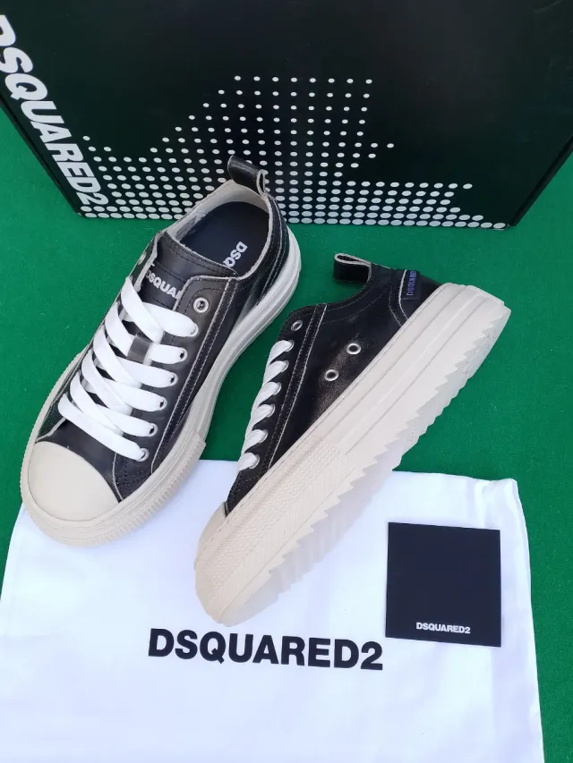 Sneakers Dsquared2 Donna Nere Tg 36