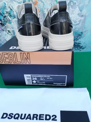 Sneakers Dsquared2 Donna Nere Tg 36