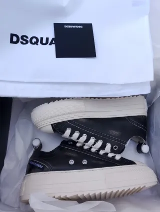 Sneakers Dsquared2 Donna Nere Tg 36