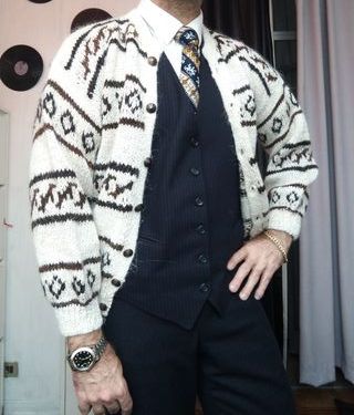 Maglione Lanificio Vintage - Beige e Marrone