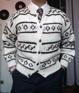Maglione Lanificio Vintage - Beige e Marrone