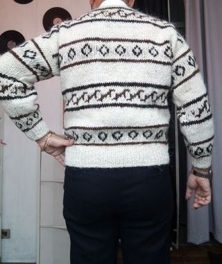 Maglione Lanificio Vintage - Beige e Marrone