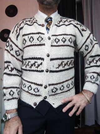 Maglione Lanificio Vintage - Beige e Marrone