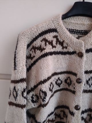Maglione Lanificio Vintage - Beige e Marrone