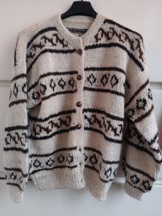 Maglione Lanificio Vintage - Beige e Marrone