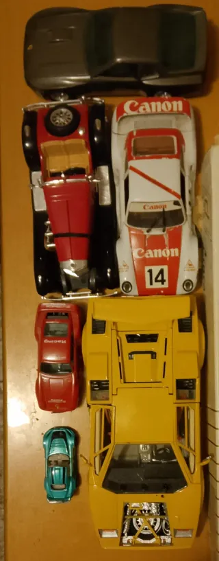 6 Macchinine Giocattolo