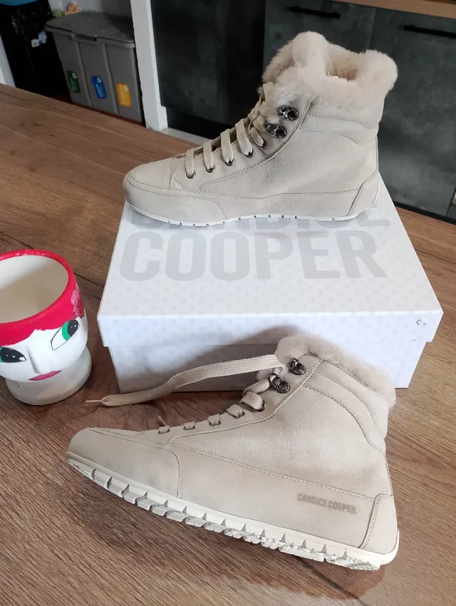 Candice Cooper Scarpe Donna Invernali Beige Tg 38