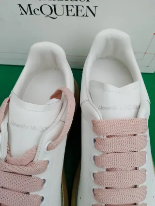 Sneakers Alexander McQueen Donna Oro Bianco 39.5