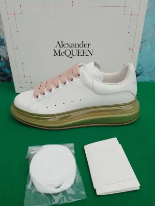 Sneakers Alexander McQueen Donna Oro Bianco 39.5