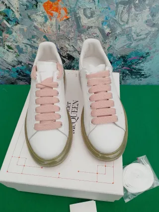 Sneakers Alexander McQueen Donna Oro Bianco 39.5