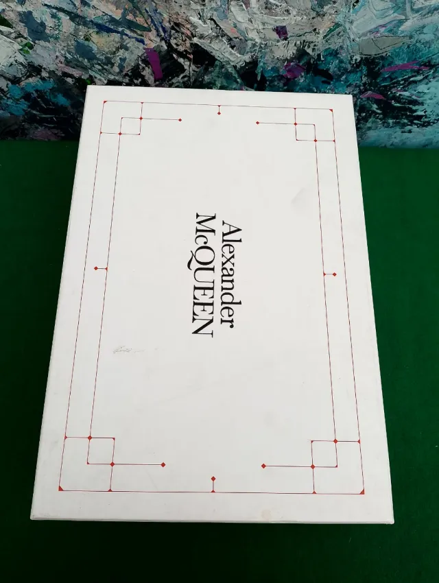 Sneakers Alexander McQueen bianche viola 40