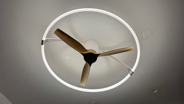 Lámpara ventilador diseño moderno