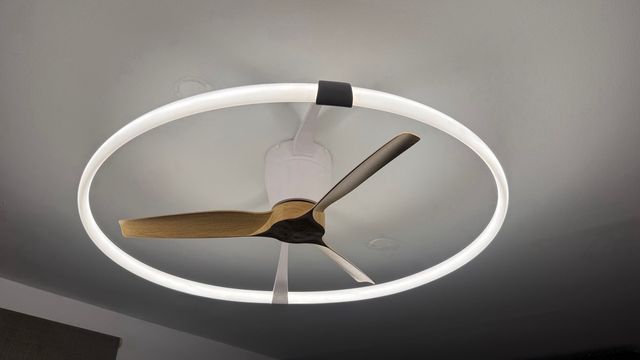 Lámpara ventilador diseño moderno