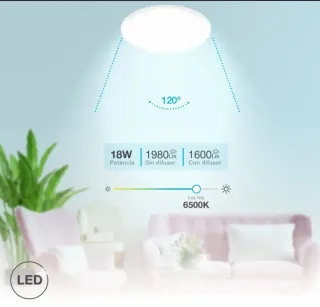 10 Focos LED Empotrables 6500K